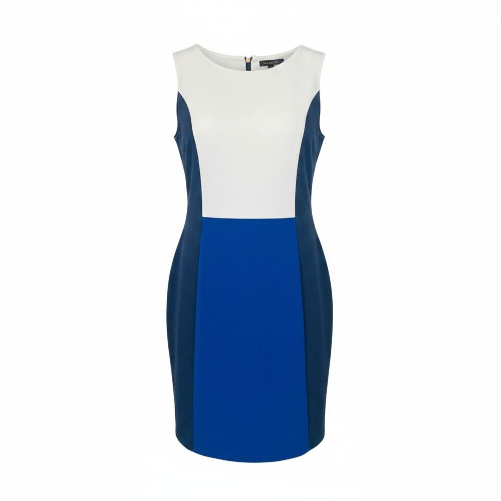 Boden Women's Size 12R Geraldine Color Block Ottoman Sheath Dress Career Office